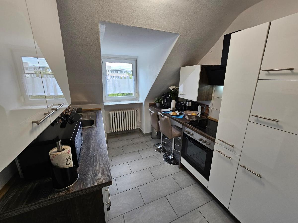 Exklusives Und Helles Dachgeschoss-Apartment No 3 Im Zentrum Von Kassel, Schnelles 1Gbit Internet, Geschirrspueler, Boxspringbetten 外观 照片