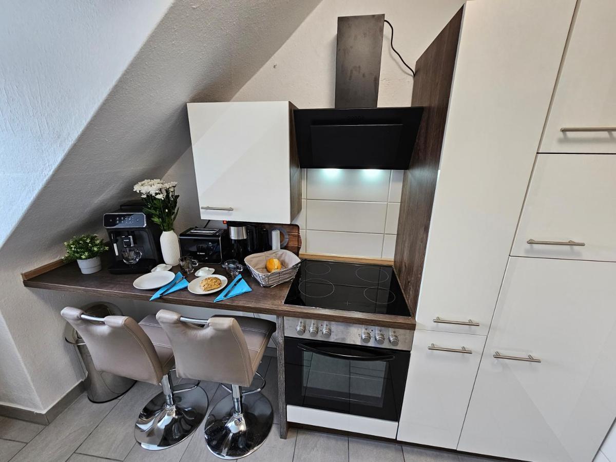 Exklusives Und Helles Dachgeschoss-Apartment No 3 Im Zentrum Von Kassel, Schnelles 1Gbit Internet, Geschirrspueler, Boxspringbetten 外观 照片